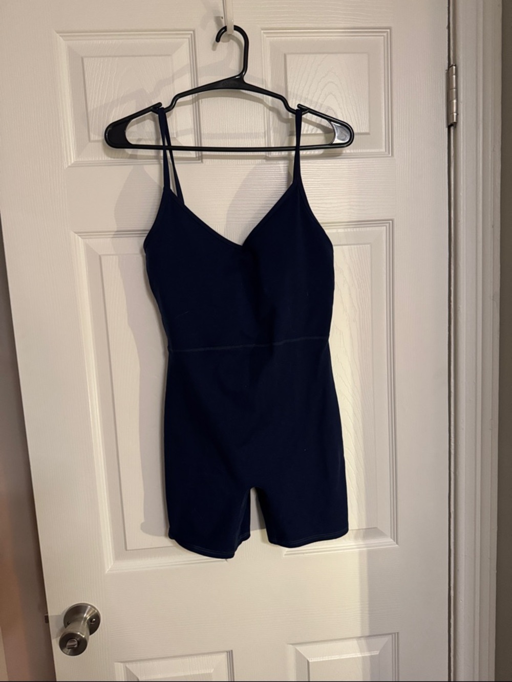 Gilly Hicks Navy Sleeveless Bodysuit Romper